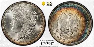 1884-O $1 MS63
