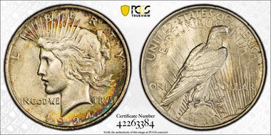 1924 $1 AU58