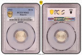 1913 50 St KM-30  Ag MS62