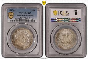 1915-A 3 Mk Wedding J-57 MS65