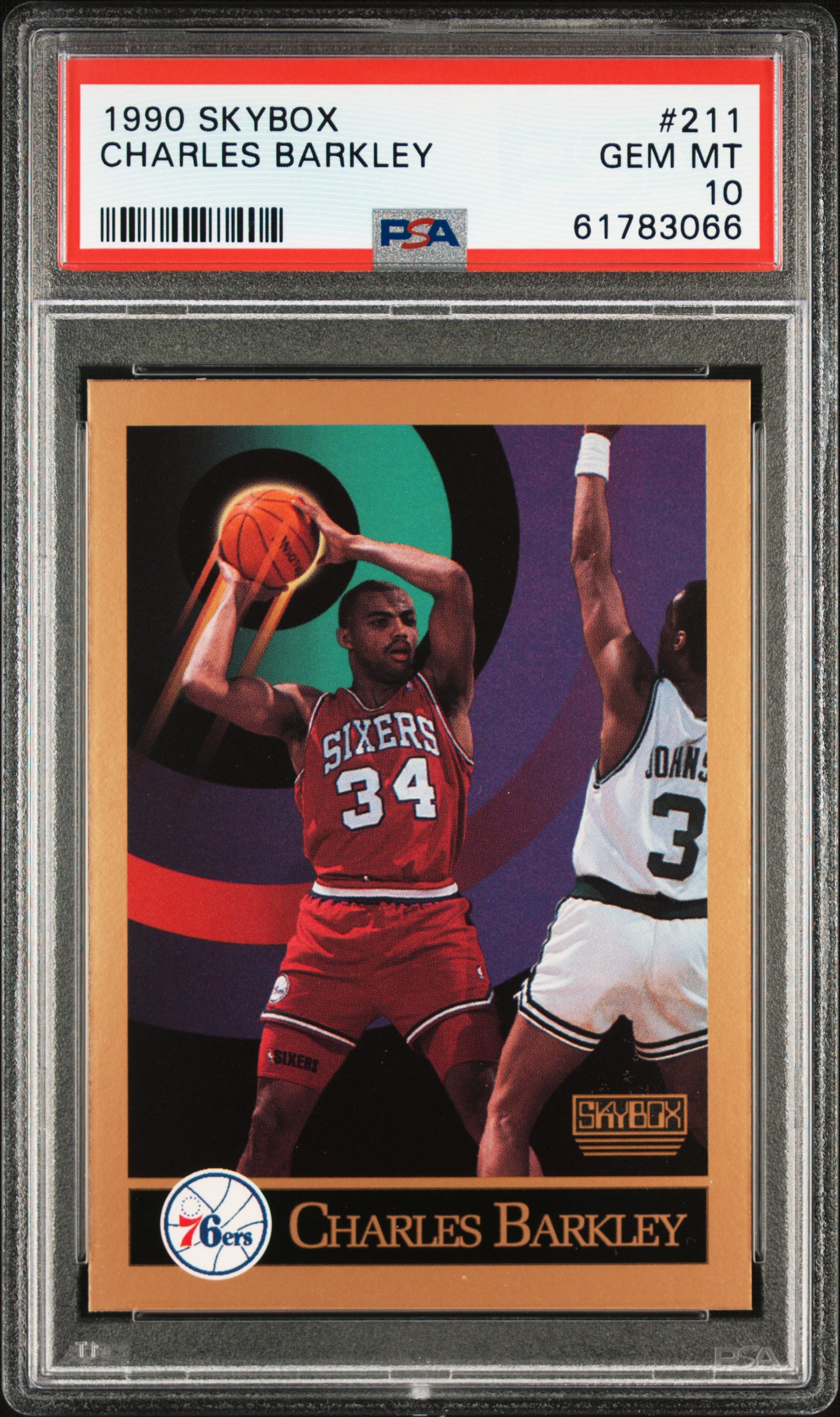 1990 Skybox 211 Charles Barkley PSA 10