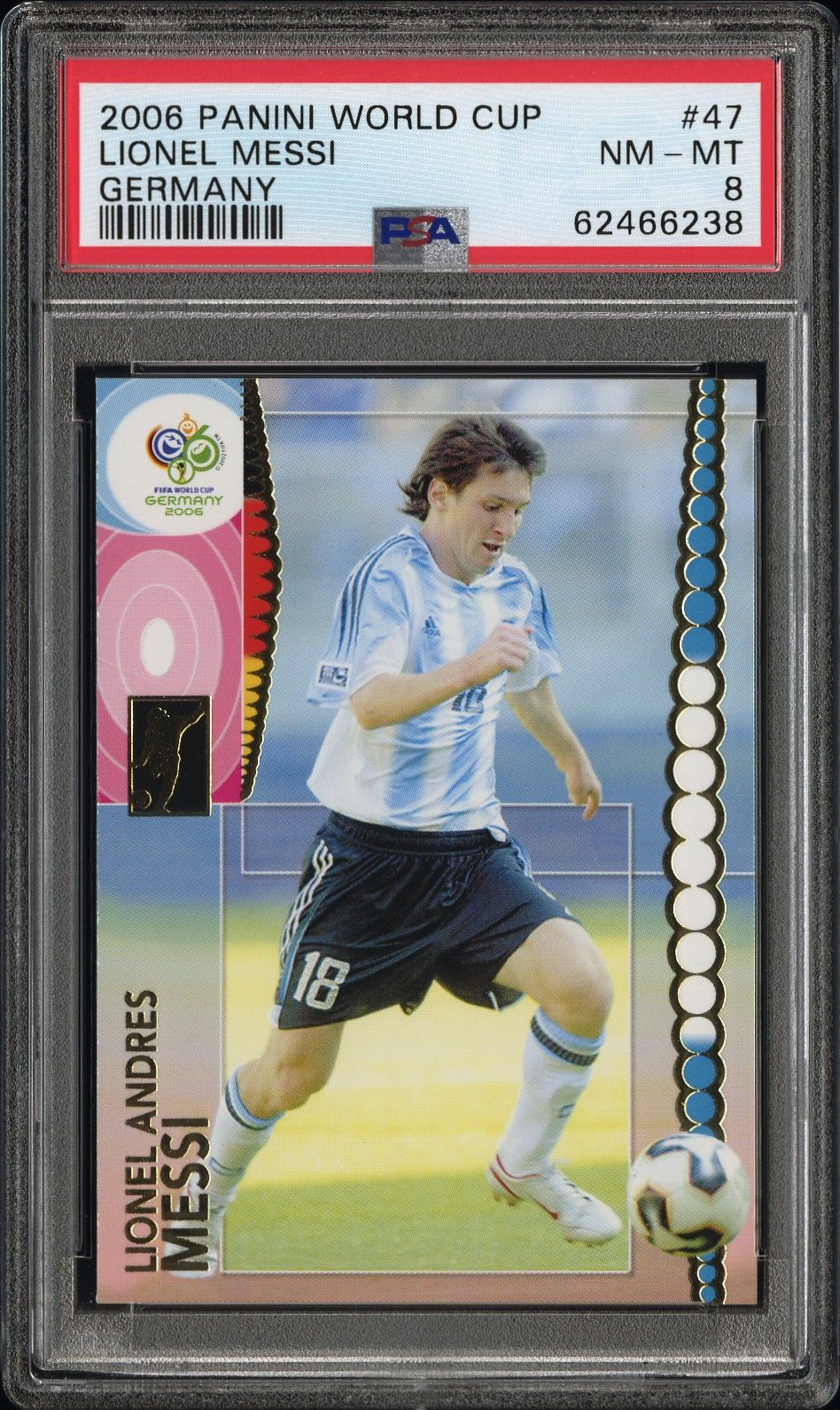 2006 Panini PANINI WORLD CUP GERMANY #47 Lionel Messi front