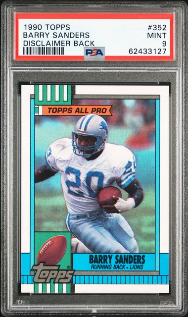 : Barry Sanders Signed PSA Lions Jersey-Official