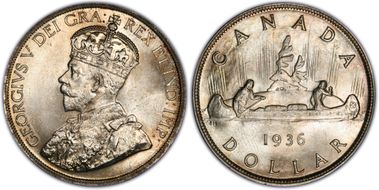 1936 S$1 MS64