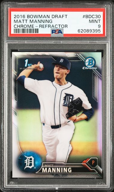 2016 Bowman Draft Chrome Draft Picks Autographs Refractor #CDABD Bobby  Dalbec PSA 9 on Goldin Marketplace