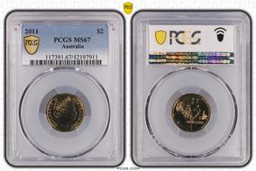 2011 $2 MS67