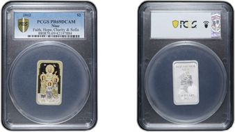 2012 $2 Faith, Hope, Charity & Sofia PR69DCAM