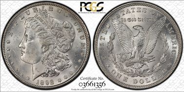 1892 $1 MS63