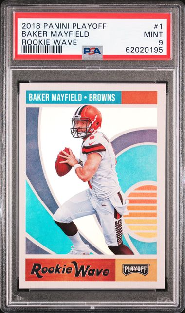 Browns Baker Mayfield Signed 2018 Panini Prizm Jerseys #1 RC