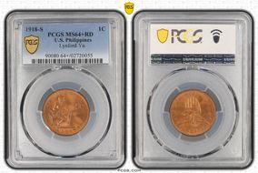 1918-S 1C MS64+ RD