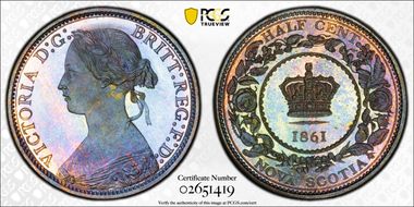 1861 1/2C SP66RB