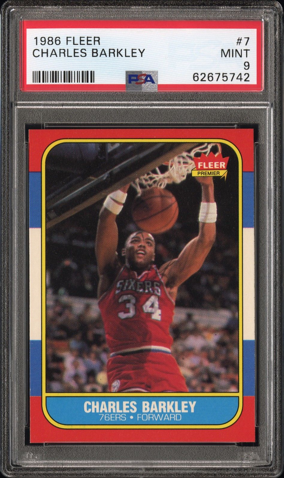 Fleer Charles Barkley front