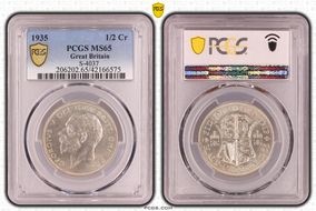 1935 1/2 Cr S-4037 MS65