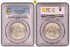 1927 1/2 Cr S-4032 MS65