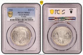 1941 1/2 Cr S-4080 MS63