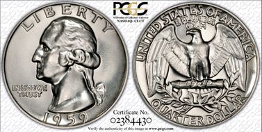 1959 25C PR66