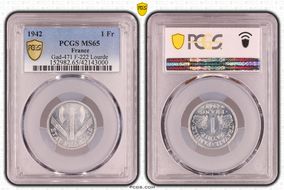 1942 1 Fr Gad-471 F-222 Lourde MS65