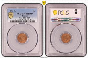 1877-A 1C Gad-88 F-104 MS65RD