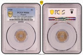 1920 5C Gad-170 F-122 Petit module MS66
