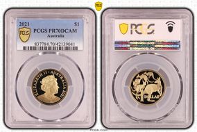 2021 $1 PR70DCAM