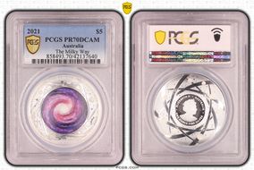2021 $5 The Milky Way PR70DCAM