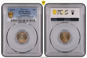 1945-D 10C MS63