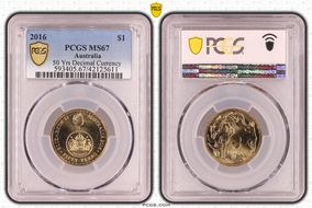 2016 $1 50 Yrs Decimal Currency MS67