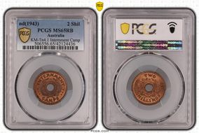 (1943) 2 Shil KM-Tn4.1 Internment Camp MS65RB
