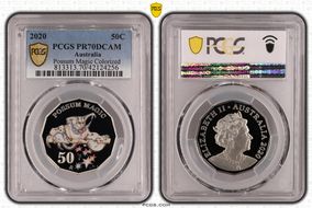 2020 50C Possum Magic Colorized PR70DCAM