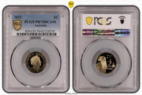 2021 $2 PR70DCAM