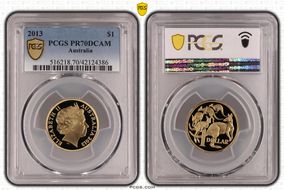 2013 $1 PR70DCAM