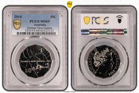 2014 50C German New Guinea MS69