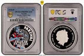 2018-P $1 Ready Player One PARZIVAL PR69DCAM