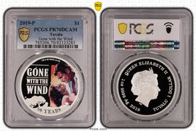 2019-P $1 Gone with the Wind PR70DCAM