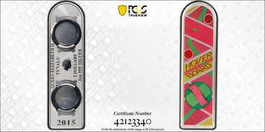 2015 $2 Back to the Future Hoverboard MS69