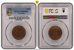 1940 1/2D MS63BN