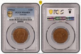 1950(p) 1/2D MS64BN