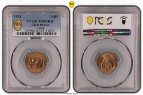 1931 1/4D S-4061 MS65RD