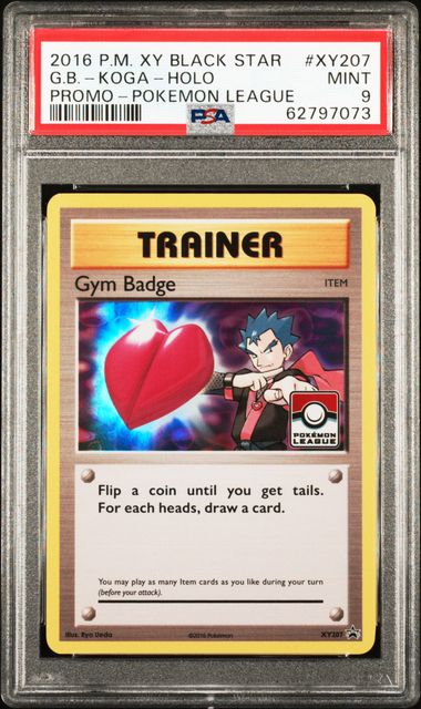 2016 Pokemon Xy Black Star Promo-Pokemonleague Holo #XY207 Koga front