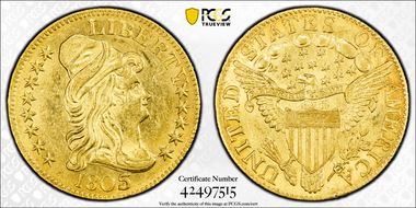1803/2 $5 BD-4 MS62