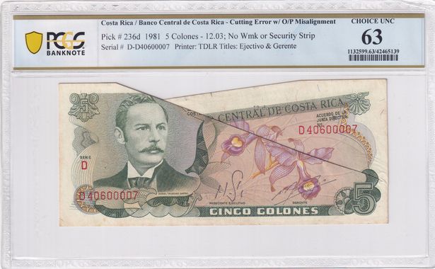 Cert 42465139 - Banknote Obverse