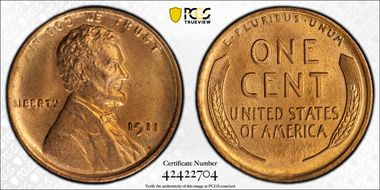 1911-D 1C MS66RD