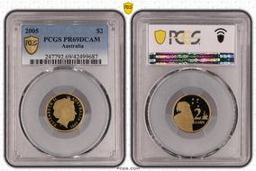 2005 $2 PR69DCAM