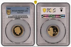 2005 $2 PR69DCAM