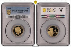 2001 $2 PR69DCAM