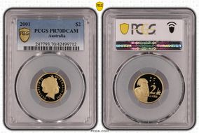 2001 $2 PR70DCAM