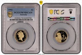 1992 $2 PR70DCAM