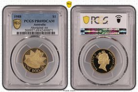 1988 $1 Aboriginal Art PR69DCAM