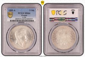 1902-A 5 Mk J-104 MS64