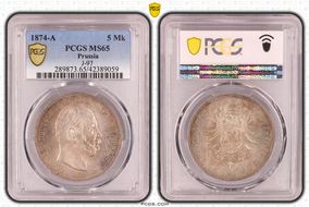 1874-A 5 Mk J-97 MS65